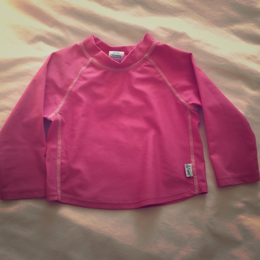 iPlay Rash Guard Swim Shirt 18 Months Pink